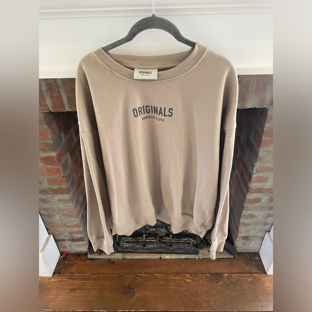 Mens Originals Brooklyn Cloth Tan Taupe Natural Colored Loungewear Large Comfy
